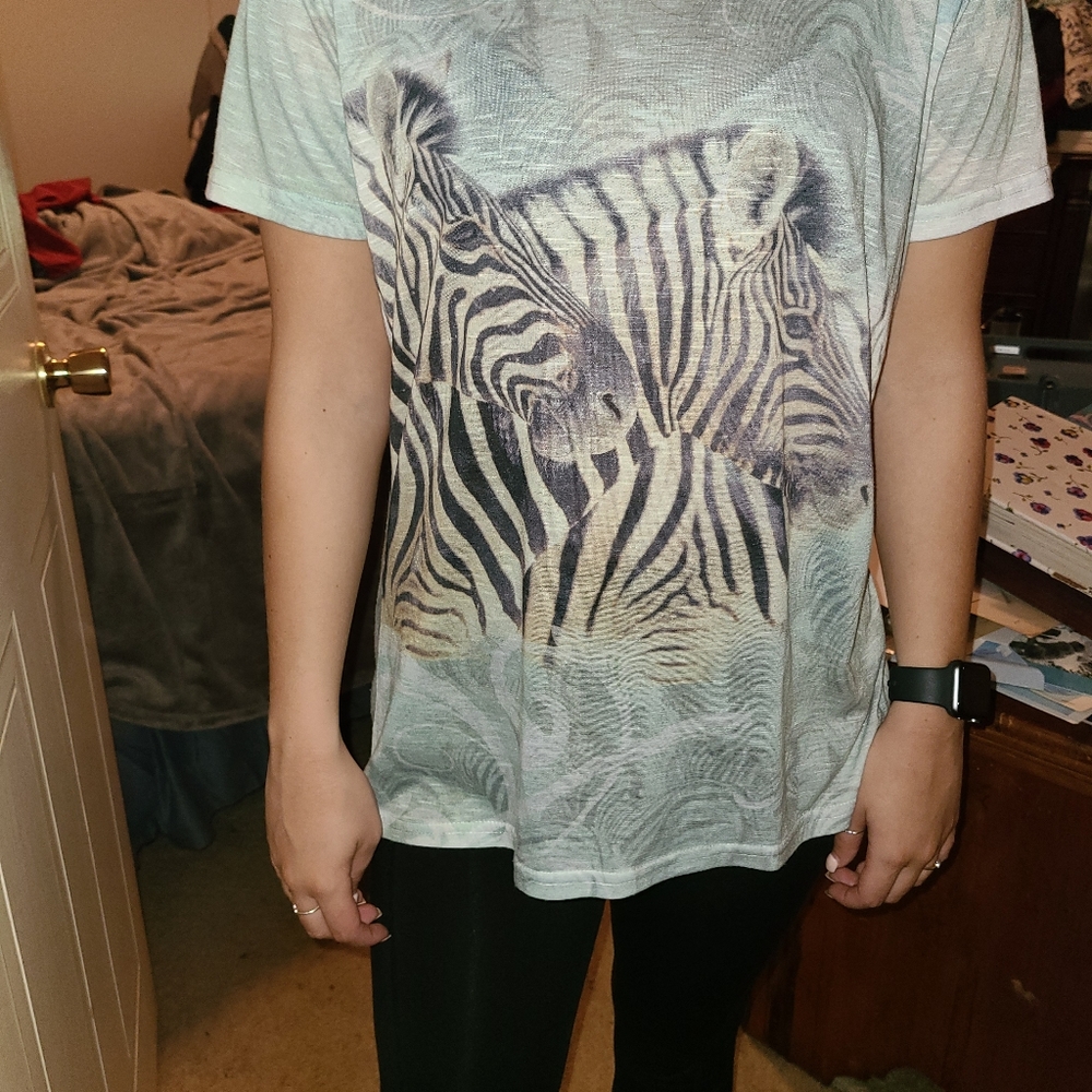 Zebra Printed Tshirt